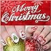 iMethod Christmas Nail Stickers - 12 Sheets Nail Decals with 1200 Xmas & Winter Designs, Easy to Apply and Remove, Perfect for Women, Girls and Kids DIY Christmas Nail Art at Home