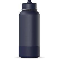 Amazon.com: Hydrapeak 32oz Sport Insulated Water Bottle with Straw ...