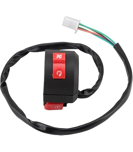 STONEDER Interrupteur De Démarrage 3 Fonctions 7 Fils Pour Quad ATV Taotao Sunl Roketa Kazuma 50cc 70cc 90cc 110cc 125cc
