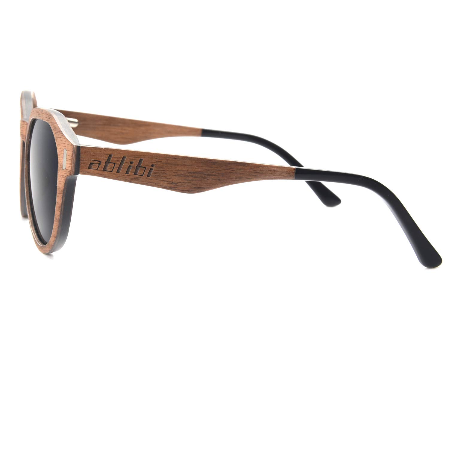 Ablibi Walnut Wooden Sunglasses Polarized Lenses Glasses Mens Driving Shades in Wood Case