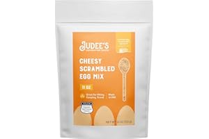 Judee's Gluten Free Cheesy Scrambled Eggs Mix - Gluten Free Backpacking Food & Emergency Food Supply - Egg Powder Long-Term Storage & Baking Substitute - 11 Oz