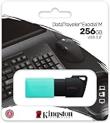 Kingston DataTraveler Exodia M USB 3.2 Gen 1 256GB Moving Cap Black Teal view 3