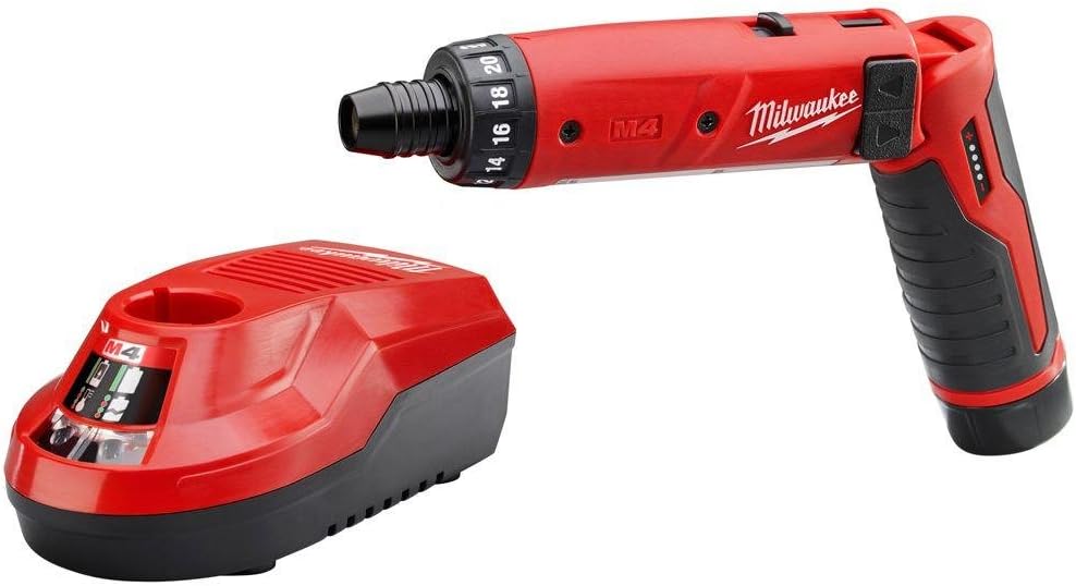 M4™ MILWAUKEE 210121 Cordless Screwdriver Kit 3 PC 1/4 In 4V