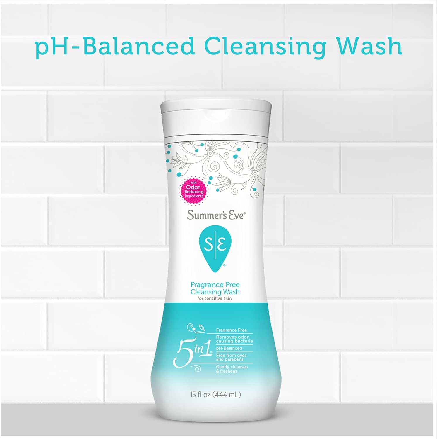 Summer's Eve Cleansing Wash, Unscented, 15 Fl Oz: Beauty