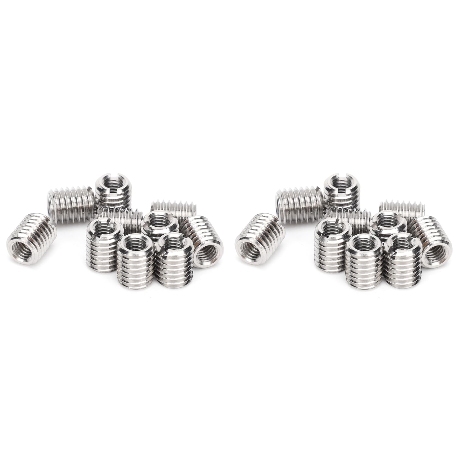 20Pcs Adapter Nut M6x1.0 Female & M10x1.5 Male Thread Extension Tool for Screw Conversion & Repairing