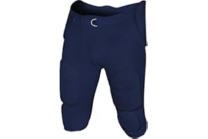 Exxact Sports Proline Mens Integrated Football Pants with 7 Flex Pads, Lightweight Football Practice Pants for Protection