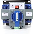 JONASC 220V 63A 2P Dual Power Automatic Transfer Switch Generator Changeover Switch 50HZ/60HZ