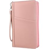 Leather Passport Holder Family, RFID Blocking Passport Wallet, Travel Essentials Premium Wallets