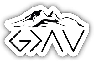 ZIRNI God is Greater Than The Highs and Lows Vinyl Sticker Decal