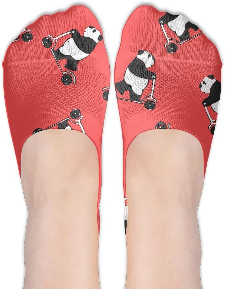 Beard Silhouette Women's No Show Boat Socks Comfortable Colorful Athletic Sport Sock