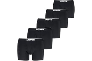 Levi's Mens 5-Pack Microfiber Boxer Brief, Moisture Wicking, Ultra Soft Feel, Tag-freeBoxer Briefs