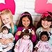 Adora Realistic Black Baby Doll Curls Of Love Toddler Doll - 20 inch, Soft CuddleMe Vinyl, Black Hair, Brown Eyes