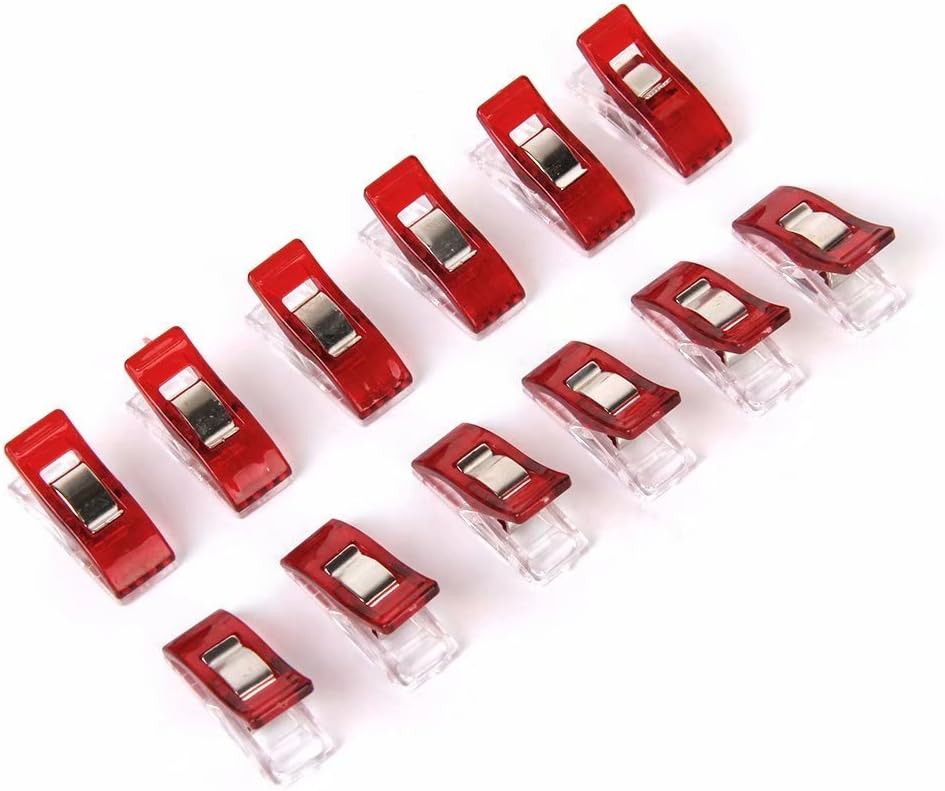 100PCS Clips Pinces DIY 2.7 1.0 0,9cm Couture En Plastique Pour Reliure