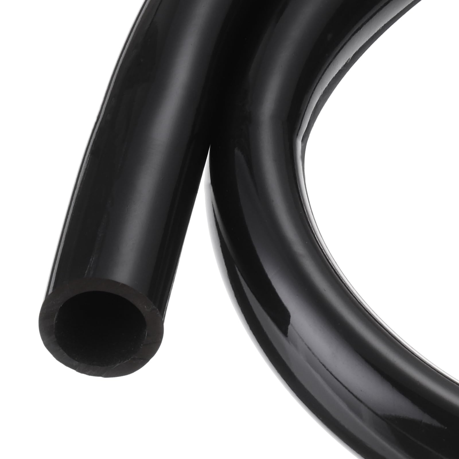 Rebower 3.3ft 25.4mm x 31.8mm Black Plastic PVC Tubing Flexible Vinyl Tube, [for Garden Irrigation, Water Hose, Fish Tank, Aquarium] - 1" x 1 1/4"
