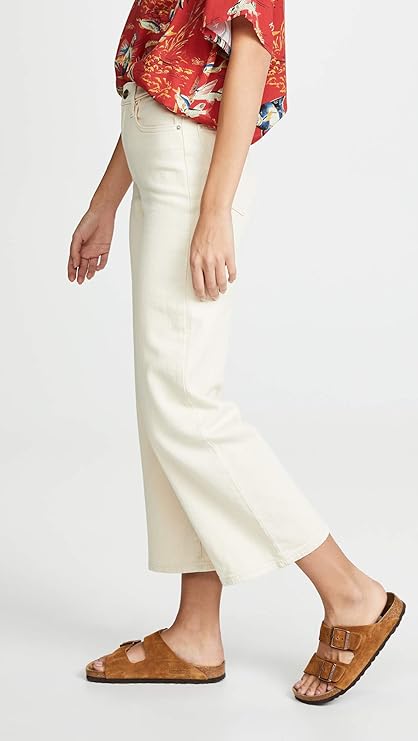 lee vintage modern cropped wide leg jeans