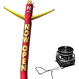 Now Open Advertising 18 Foot Tall Inflatable Tube Man Air Powered Waving Puppet, Air Blower Motor Included Dancer by Feather 