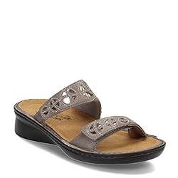 NAOT Women's Cornet Sandal Foggy Gray Lthr/Glass