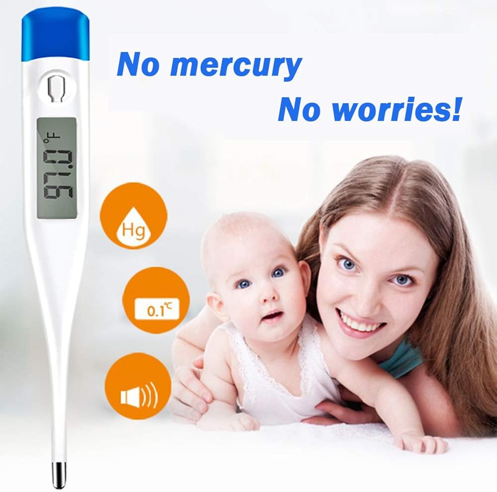 KMOOL Measure Device with Large Lcd Fast Reading, Digital Tharmomitor For Any Ages, 3 Packs: Clothing