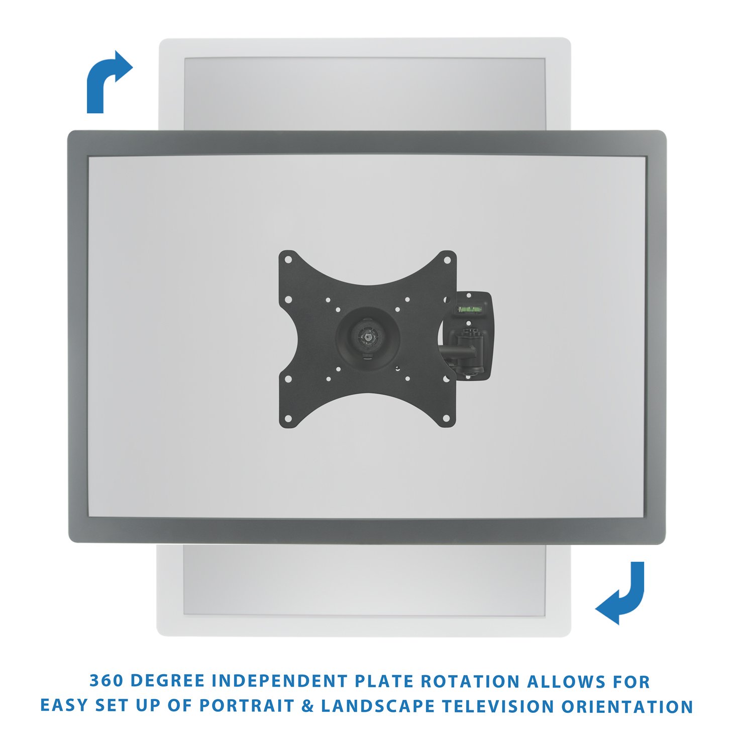 Mount-It! TV Wall Mount Bracket | Quick Release | Full Motion Swing Out Tilt Swivel | Articulating Arm for 13-42