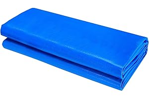 AULOCK Heavy-Duty Pool Ground Cloth - 15 Ft Anti-Tear above Ground Pool Mat, Pool Liner Pad, Round Tarp Protector for Frame Pool Inflatable Top Ring Swimming Pools