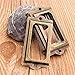 10pcs Antique Brass Label Holder Metal Name Card Frame for Furniture Cabinet Drawer Case Drawer Label Holder