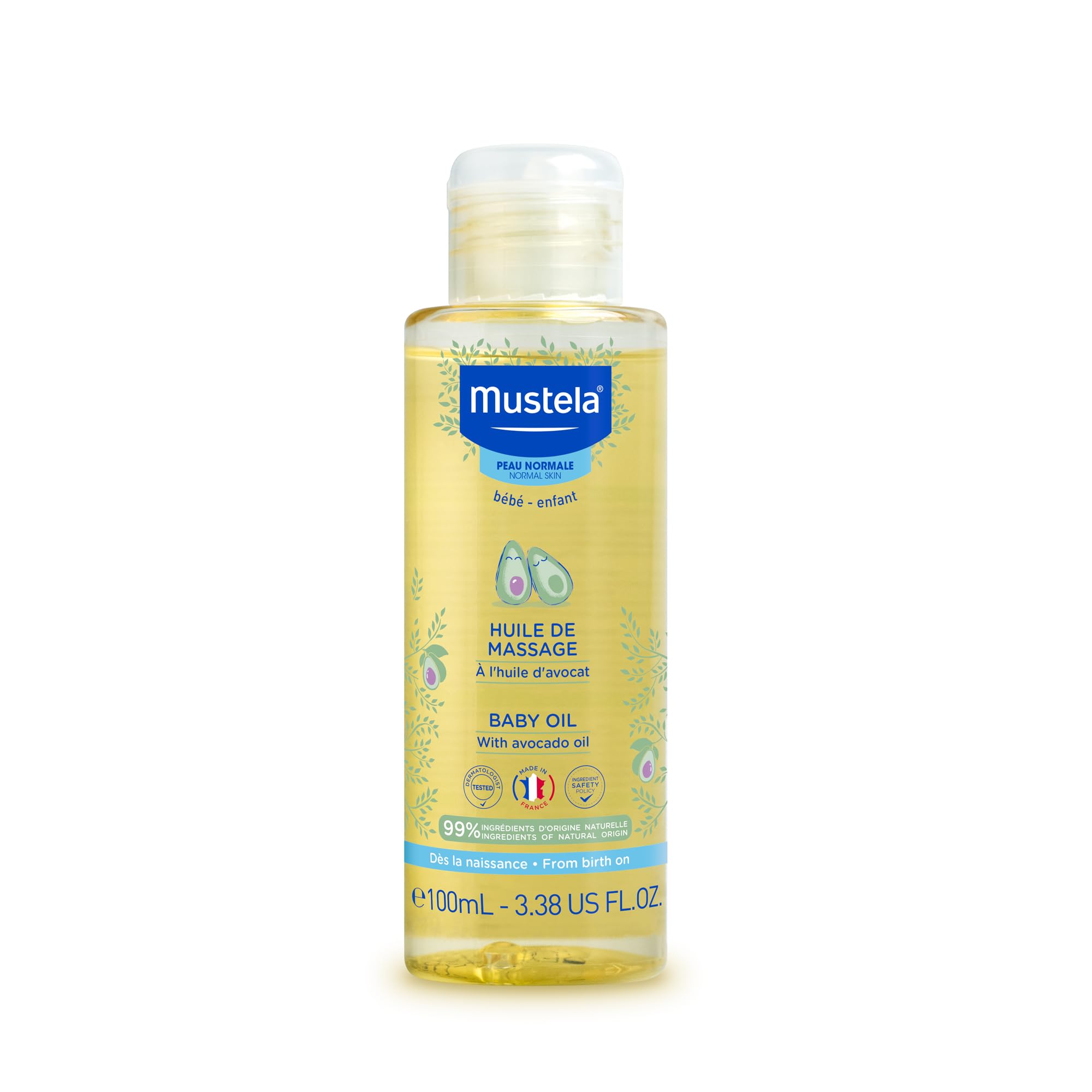 Mustela PN HUILE DE MASSAGE 100 ML/ PN MASSAGE OLIE 100 ML