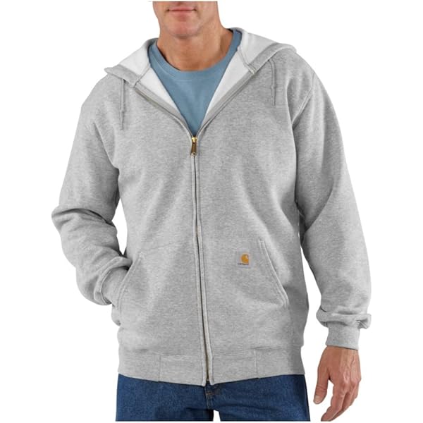 Gildan Heavy Blend Full-Zip Hooded Sweatshirt, Ash Grey, S