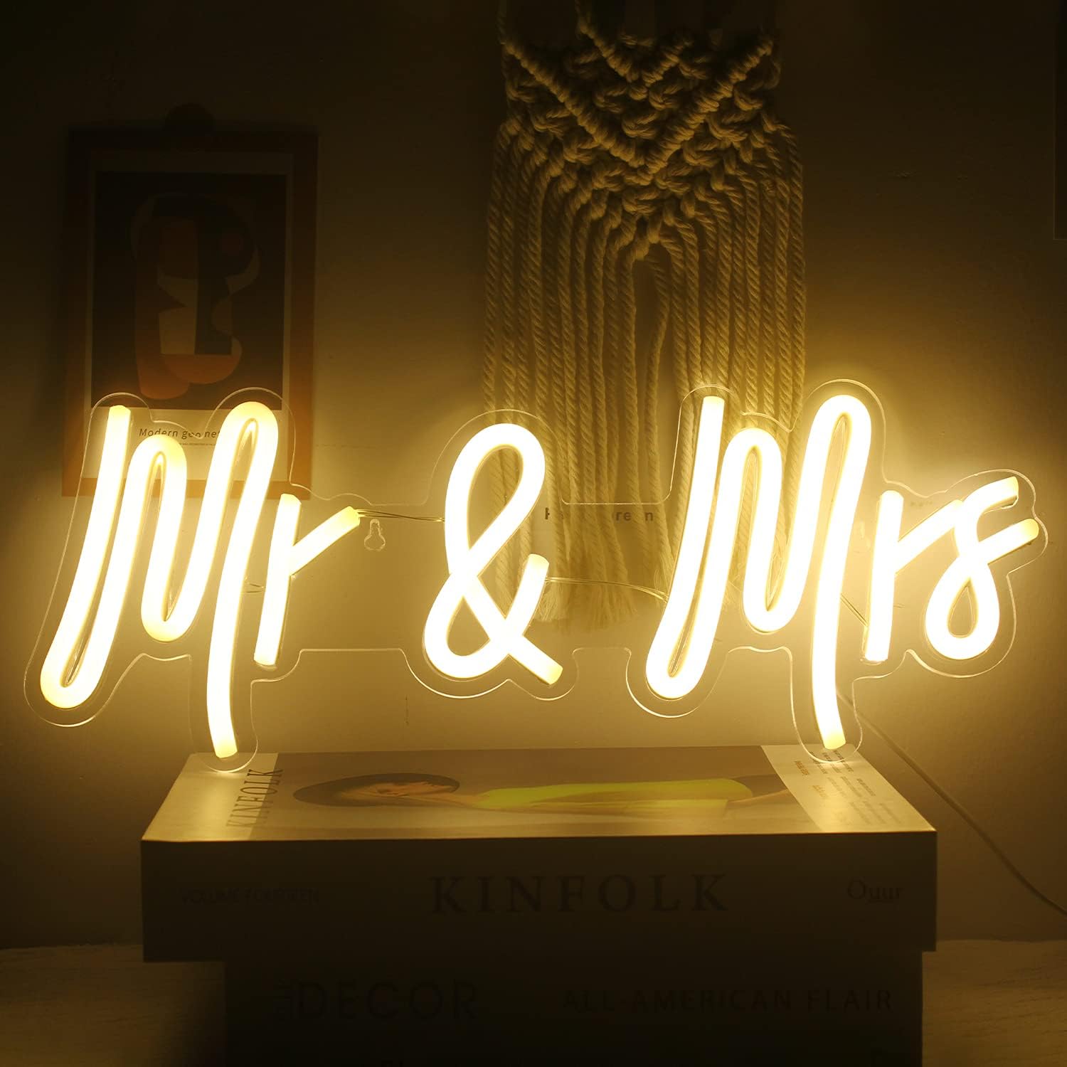 ineonlife Mr Mrs Neon Signs Neon Light Led Decorative Neon Sign for