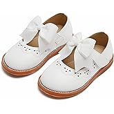 Kolan Todder Little Girls Oxford Shoes Mary Jane T-Strap School Uniform Party Dress Flat Shoes