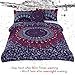 Sleepwish 4 Pcs Love Stretches Bedding Bohemian Retro Indian Bohemian Duvet Cover Set Twin Size
