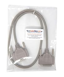 Your Cable Store 3 Foot DB25 25 Pin Serial Port