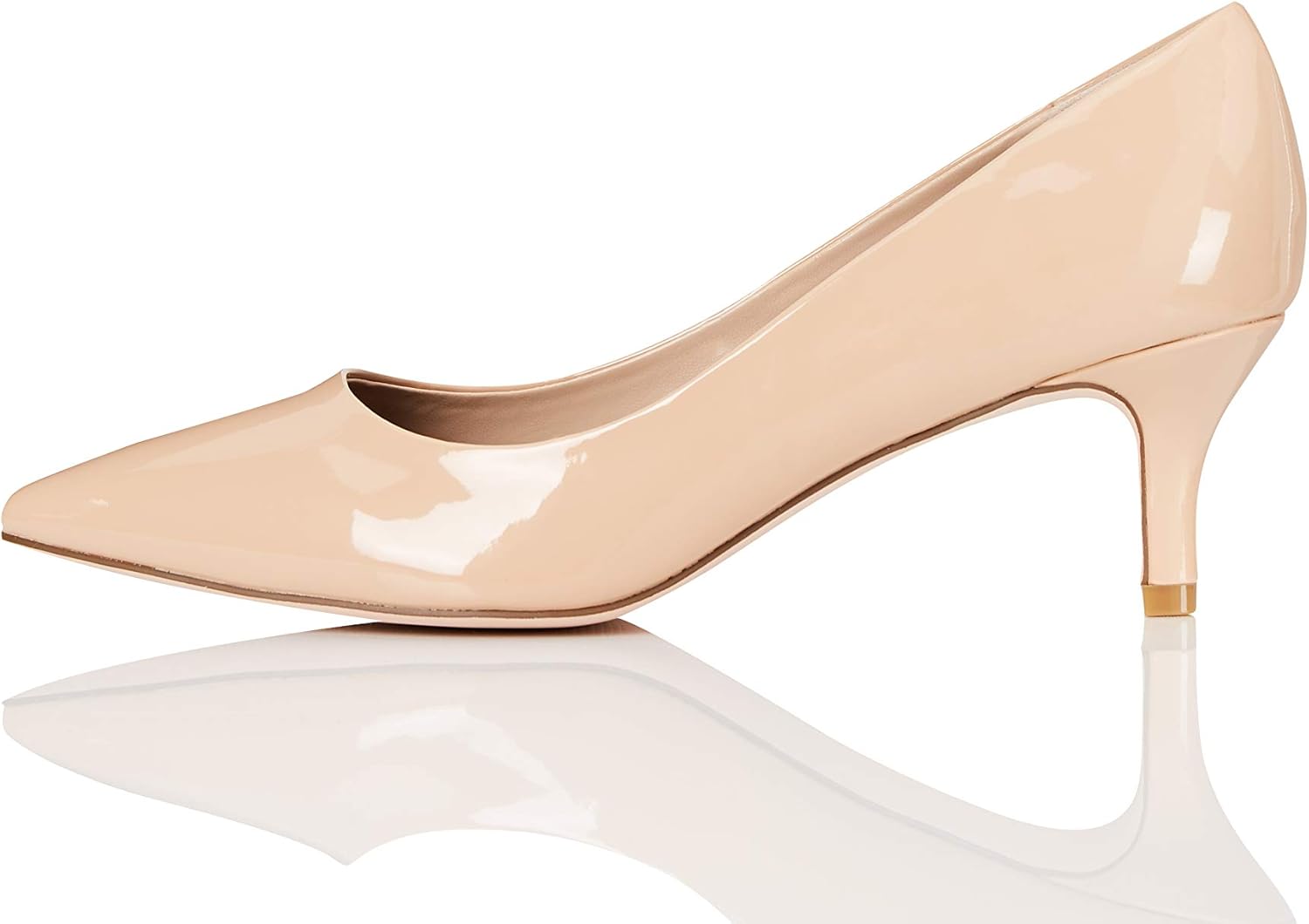 kitten heel court shoes