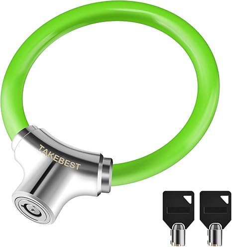 green bike lock
