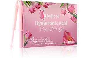 Beilloso Vaginal Moisturizer with Hyaluronic, Long Lasting for Vaginal Dryness & Irritation, Feminine Care Hormone Free | Pre