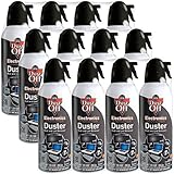 Dust-Off Disposable Compressed Gas Duster, 10 oz Cans - 12 Packs