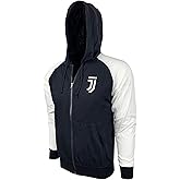 Icon Sports Men's Juventus Spring Hoodie, Licensed Juventus Lightweight Full-Zip Hoody