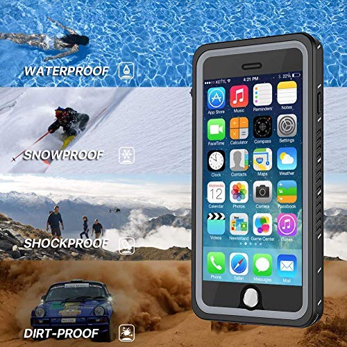 IEVEI Waterproof Case for iPhone 7 Plus/8 Plus 5.5inch, Shockproof Underwater Case with Floatable Strap
