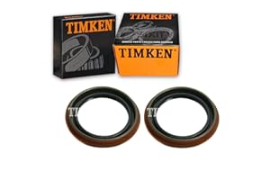 SIXITY AUTO 2 pc Timken Transmission Output Shaft Seals compatible with Chrysler Town & Country 1990-2012