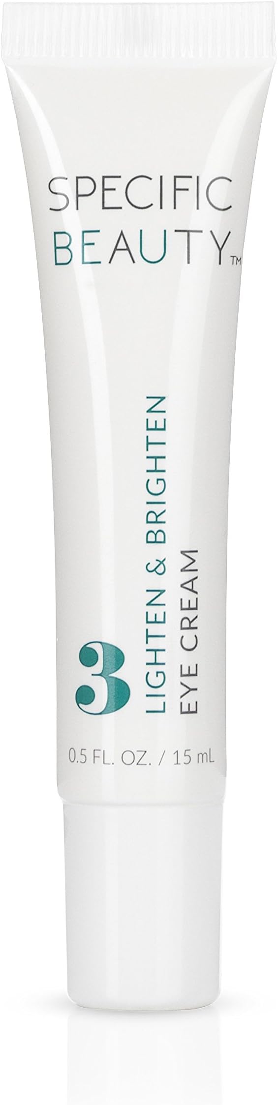 Specific Beauty – Lighten & Brighten Eye Cream with Niacinamide, Hyaluronic Acid, Vitamins A, C and E and CoQ10 Gentle and Effective Treatment for Dark Circles for Light to Dark Skin 0.5 Ounce