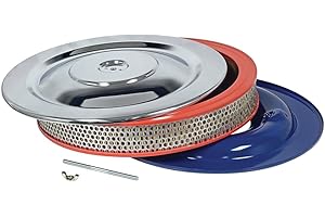 AUTO KRAFTERS Hi-Po Blue Base Air Cleaner 1966 Mustang 1965-69 Galaxie Custom 500 Country Sedan LTD 390 427 428 (C5ZZ-9600W)