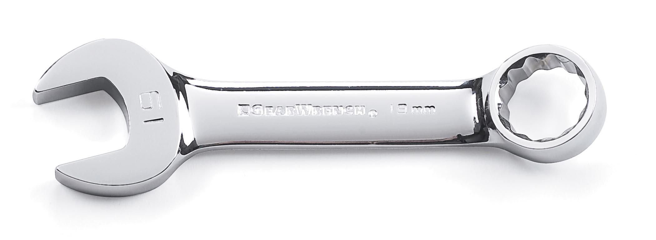 Photo 1 of GEARWRENCH 12 Pt. Stubby Combination Wrench, 18mm - 81642