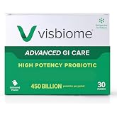 Visbiome® Advanced GI Care - High Potency Probiotic 450 Billion Strength - 30 Packets Unflavored Powder - Original De Simone 