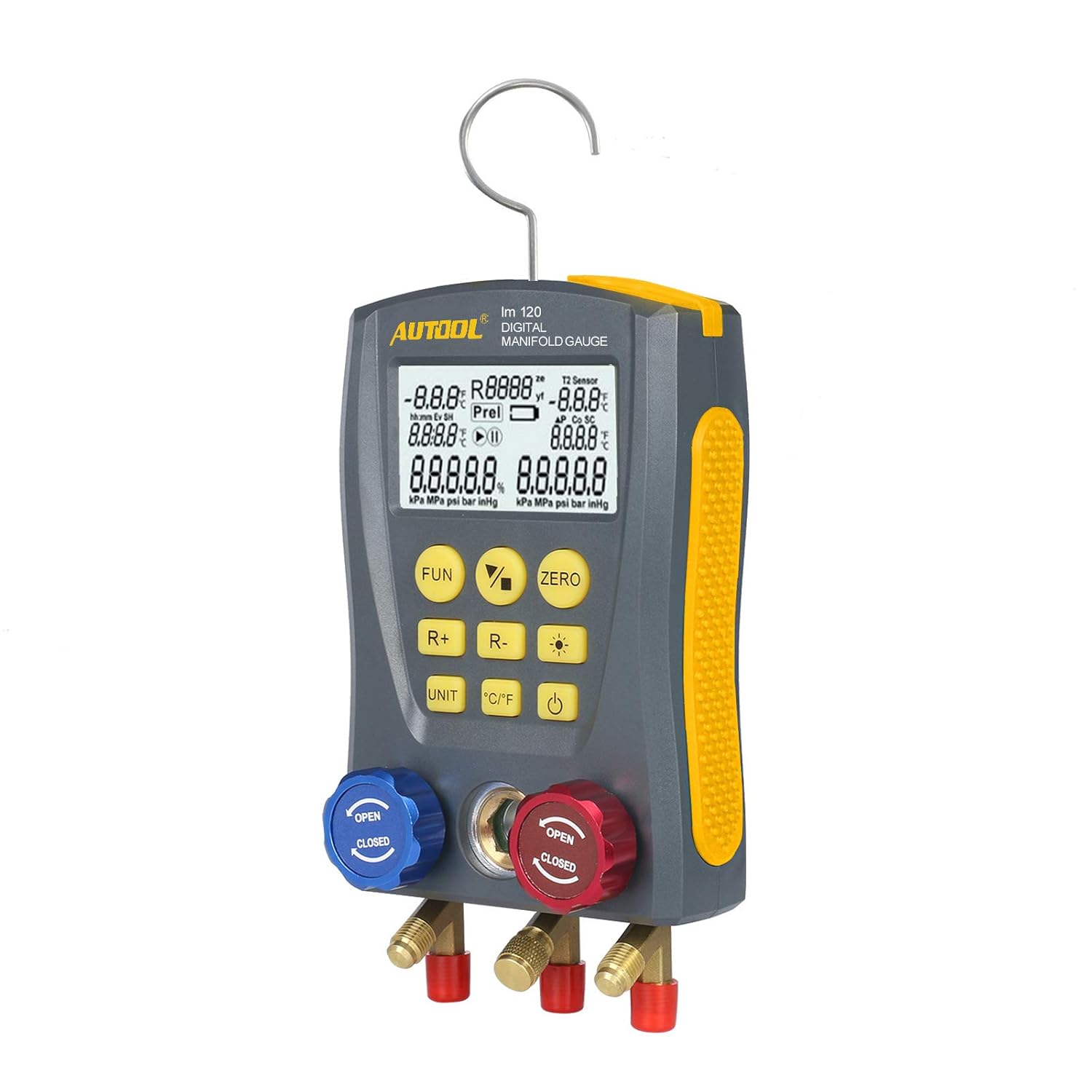 BELEY Refrigeration Digital Manifold HVAC System Gauge, HighPrecision