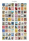 Blogger Vintage Stamps Sticker Decorative for Diary Kids Stickers 4sheets/pack - Around 80+ Stickers (London)