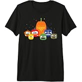 Disney and Pixar's Cars Halloween Pumpkin Group Premium Tri-blend T-Shirt