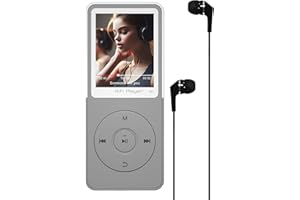 CONODO Mp3 Mp4 Player with Bluetooth for Kids, 16GB Classic Portable Walkman Mp3 Music Player with FM Radio, E-Book, Recording, Digital HiFi Sound Audio Music Devices Play up to 50 Hours…