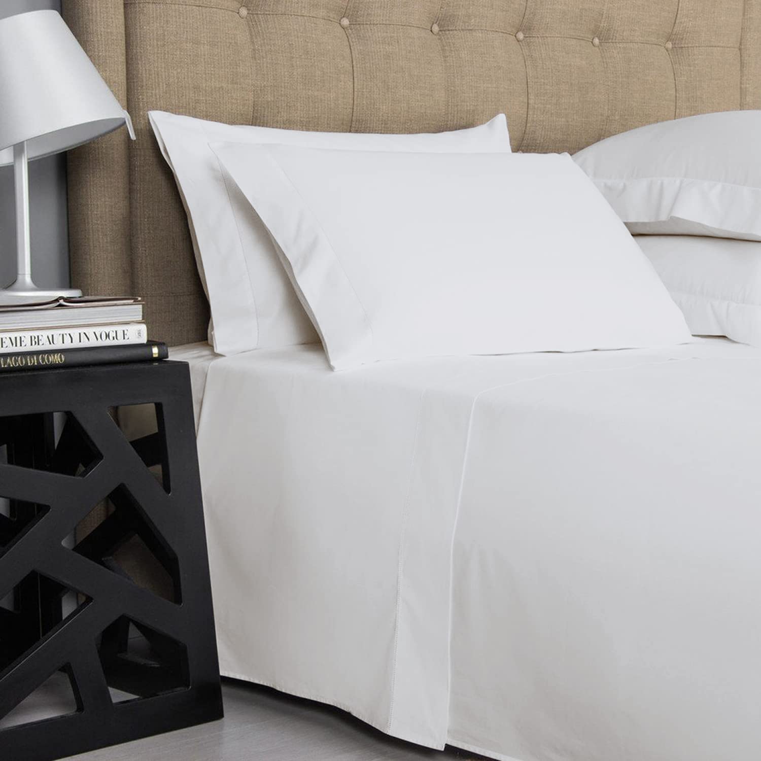 1000-Thread-Count 100% Pure Cotton Bed Sheets -4 Pc