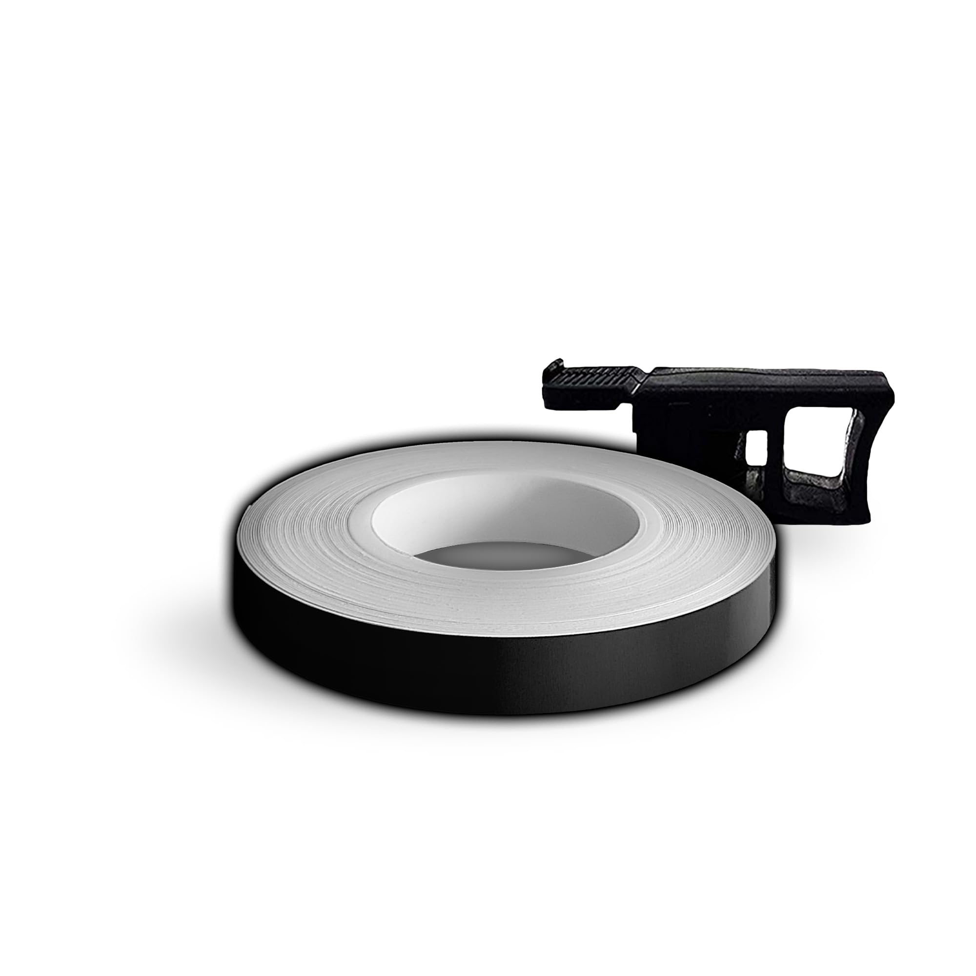 Refractive Wheel Stripes with Applicator 7 mm x 6 mt, Black