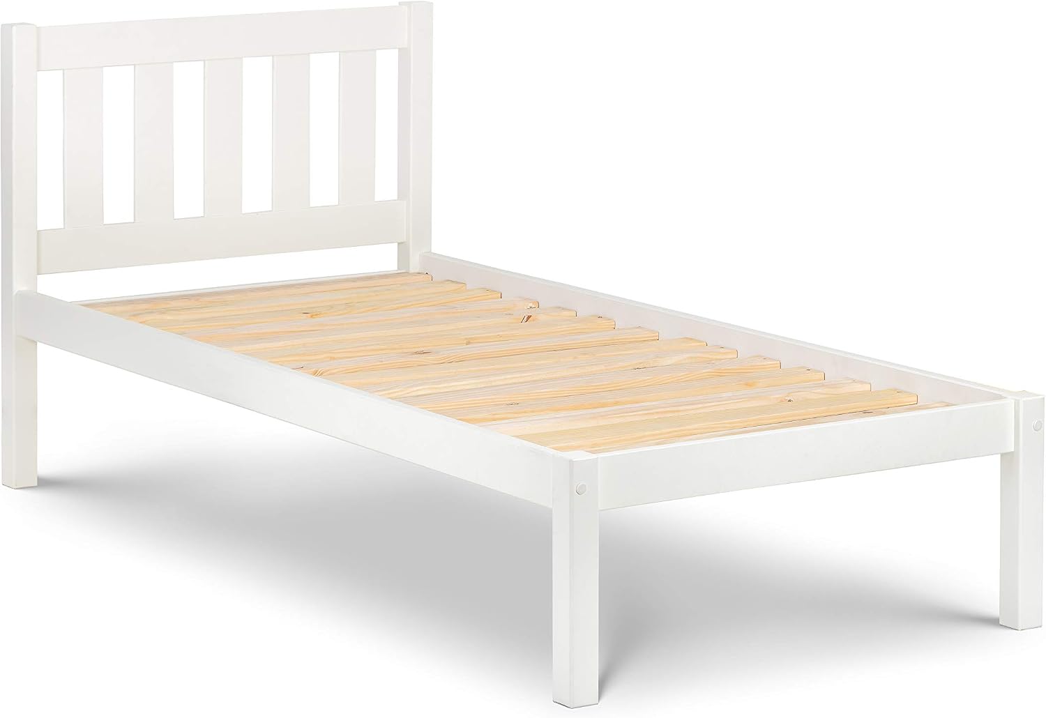 Julian Bowen Luna Bed - Surf White Painted Beds, Single - Image 4