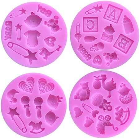 Moule En Silicone Pour Decoration De Gateau Pour Realiser Soi Meme Des Gateaux Bonbons Chocolats Glacons Savons Theme Fete Pre Natale Amazon Fr Cuisine Maison
